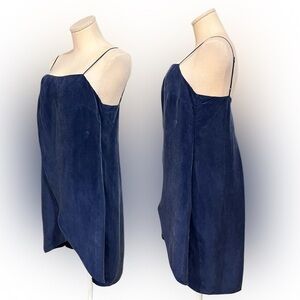 PHILANTHROPY navy spaghetti strap Bardot dress